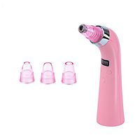 Frcolor Facial Blackhead Acne Remover USB Electric Skin Pores Cleaner Blackheads and Blemish Removers Vacuum Extraction Comedone Extractor (Pink)