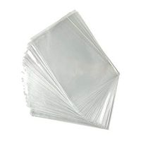 IGC Crystal Clear 5.75" x 9.75" Cello/Cellophane Bags - Flat - 100 Bags - Party/Wedding Favors - Gift Basket Supplies