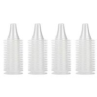 YAIKOAI 100 Pieces Ear Thermometer Probe Covers Disposable Ear Thermometers Earcap Replacement Lens Filters for All Digital ThermoScan Models, Clear