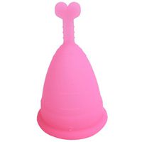 HENGSONG Feminine Reusable Protection Menstrual Cups (S, Pink)