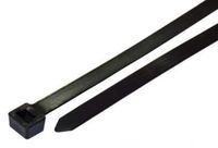 25-2000pc 4" to 60" Premium Industrial Black Wire Cable Tie UV Resistant Nylon Wrap (25, 60" 175-lb)