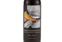 New Earthly Body natural, spa quality massage oil Flavor MANGO size 2 oz