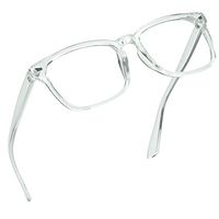 LifeArt Blue Light Blocking Glasses, Anti Eyestrain, Computer Reading Glasses, Gaming Glasses, TV Glasses for Women Men, Anti UV, Anti Glare (Clear, 2.00 Magnification)