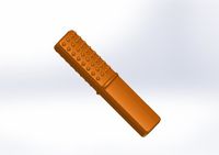 Chewy Stixx Oral Tubes Tough Bar Orange Flavor-for People with Aggressive Biting Habits.