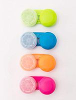 New Revolutionary POP Contact Lens Case Self Rising 3 per Order Blue Colour