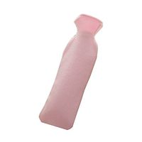 Warm Classic Small 1 L Hot Water Bottle with Velvet Cover - Light Pink