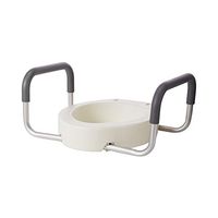 Drive Premium Riser Seat Premium, with Removable Arms, Elongated Toilet, 12403