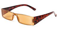 The Hayden Unisex Tinted Professional Computer Reading Glasses Anti Blue Light Anti Glare Anti Fatigue Anti Reflective Rectangular Readers + 1.50 Brown Tortoise (Microfiber Cleaning Pouch Included)