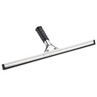 Libman Commercial 1060 18" Clamp Squeegee, Natural Vulcanized Rubber Blade, 18" Wide, Silver with Black Handle (Pack of 6)
