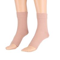 SEADEAR Elastic Comfortable Windproof Breathable Compression Copper Ankle Sleeve Ankle Brace Ankle Support for Running Fitness,Football, Baseball(Nude,M)