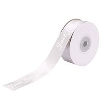 Ribbon Wrapping Satin Ribbon Flower Packaging for Wedding Decoration (Beige)