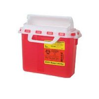 58305426CA - Patient/Exam Room Sharps Collector,5.4 Qt. Red