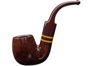 Savinelli Regimental Smooth Bordeaux 614 6MM Smoking Pipe