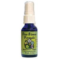 Flower Essence Services Five-Flower Formula, 0.25 oz (Pack of 3)