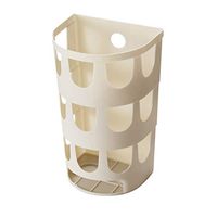 Plastic Storage Boxes for Clothes,Collection Holder Bathroom Home Storage Rack Garbage Bags Tigiveme Khaki