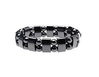 Magnetic Hematite Bracelet for Men Women, Metal Magnetic Therapy Bracelets for Arthritis Pain Relief and Sports Related