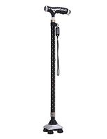 Telescopic Secure Multifunction Walking Cane with LED Adjustable Men or Women Lightweight Adjustable Height Walking Stick Anti-Slip