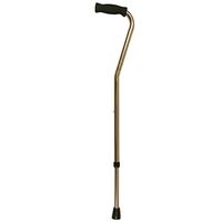 PCP Adjustable Lightweight Cane with Offset Handle, Bronze