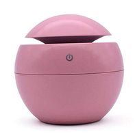 ELLAGLVS Aroma Diffuser Essential Oil Oil Cool Mist Humidifier with USB Plug LED Light 7 Color LED Lights Colorful for Home Night Light Office Portable Desktop (Pink, 2)