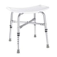 HEALIFTY Shower Chair 300lb - Adjustable Bathtub Seat - 6 Height Bath Shower Transfer Bench Stool with Non-Slip Leg Pad for Elderly, Senior, Handicap & Disabled