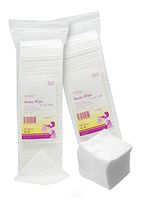 Beauty Wipes 2" x 2". Case of 200 absorbent wipes for esthetic procedures. Makeup Remover Disposable Pads. 4-ply Non-woven sponges. Hypoallergenic & latex-free. Rayon/poly blend. Soft & durable.