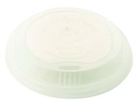 World Centric's 100% Biodegradable, 100% Compostable CPLA Hot Cup Lid for 8 Oz Hot Cups (Package of 200)