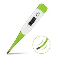 Precision Digital Medical Thermometer,Baby Waterproof Thermometer Accurate and Fast Readings,Oral Armpit and Rectal Thermometer for Kids Infants and Adults1 PC,Light Green