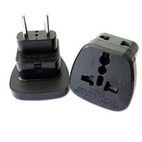 1PC Black Euro Converter Plug European Europe EU Plug Power Adapter Convert US Swiss Italy to EU CEE7/16 Standard Plug 4.0MM