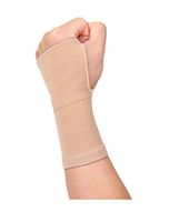 uxcell Unisex Reversible Stretchy Compression Bracers with Palm 4 Pcs XXL Beige