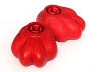 gigglyfeet Paws by MEDA Nova Fun Walker Feet. Great Gift for Grandma and Grandpa. Fits All Standard Walker Tubes. Easy Attachment. Available in Red, Blue, and Black. (Red)