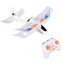 JJR/C ZSX-280 2.4G EPP 280mm Hobby RC Airplanes Aircraft Remote Toy Wingspan Indoor Biplane Glider RC Airplane RTF by Fashionhe (White, 29.5 x 28 x 9cm)