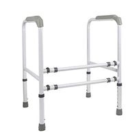 Looking back is the shore Portable Healthcare Adjustable Bathroom Safety Toilet Rail Medical Toilet Safety Frame for The Elderly and The Pregnant Safe Support Bathroom Aid