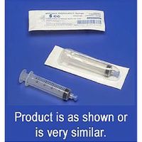 MONOJECT SoftPack 6 cc Syringe Without Needle - Luer-Lock Tip - MONOJECT SoftPack Syringe w/o Needle - Case of 400