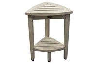 CoastalVogue Oasis Shower Stool, Driftwood