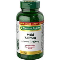 Nature's Bounty Wild Salmon & Fish Oils 1000mg, 180 Softgels