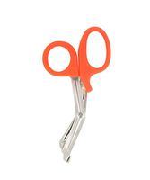 EMT Shear, Paramedic Scissors, Rescue, Trauma, First Aid, EMS, First Responder, Nurses, Emergency Medical Surgical (7.25", Orange)