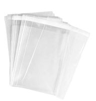 100PCS Clear Flat Cellophane Treat Bag OPP Plastic Bag with Adhesive Closure Food Gift Packaging Supplies Storage Bag Pouch For Snacks Bakery Cookies Candies 5"x 7"