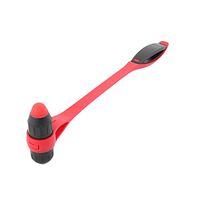 uxcell Plastic Shoulder Neck Body Stress Reliever Massage Hammer Red Black
