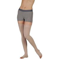 Juzo 22424 15-20 mmHg, Soft, Thigh, OT, Silicone, Petite, Beige - Size VII