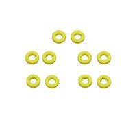 5 Pair Silicone Eyeglasses Sleeve Retainer - Glasses Frame Grips Anti-Slip Silicone Holder Ear Cushions for Sunglasses Yellow