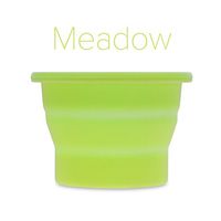 Anigan Collapsible Silicone Sterilizing Cup Designed for Sanitation and Storing Menstrual Cups, Meadow