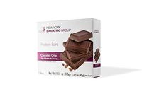 New York Bariatric Group Chocolate Crisp Protein Bar - Low Calorie - 12g Dietary Fiber - 15g Protein - Gluten Free