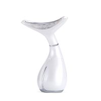 Frcolor Wrinkle Remove Machine, Neck Wrinkle Remove Double Chin Reducer Skin Care Vibration Heating Massage Beauty Machine