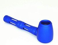 Kineex Premium Tobacco Pipe with 5 Stainless Steel Screen Filters Complete Kit (Blue)