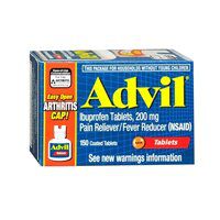 Advil Advil Pain Reliever And Fever Reducer, 24 Caplets 200 mg(Pack of 3)