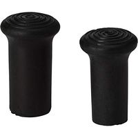 Komperdell Rubber Regular Walk Tip for Trekking Pole, Black