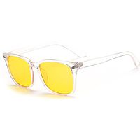 Anti Blue Light Block Filter Reduces Digital Eye Strain Computer Reading Glasses (Transparent, Yellow)