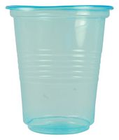 Shurwid Disposable Plastic Cups transparent light blue, 9 oz.
