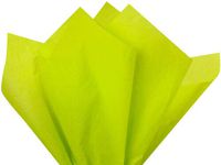 5ct Citrus Lime Green Tissue Paper for Gift Wrapping 20"x26" Sheets Eco-Friendly nfLG -719