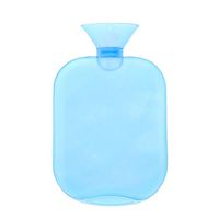 Hot Water Bag, 2L Hot Water Bottle 3 Colors - Hot Water Bag Large Halloween Water Bag, Christmas Gifts(Blue)